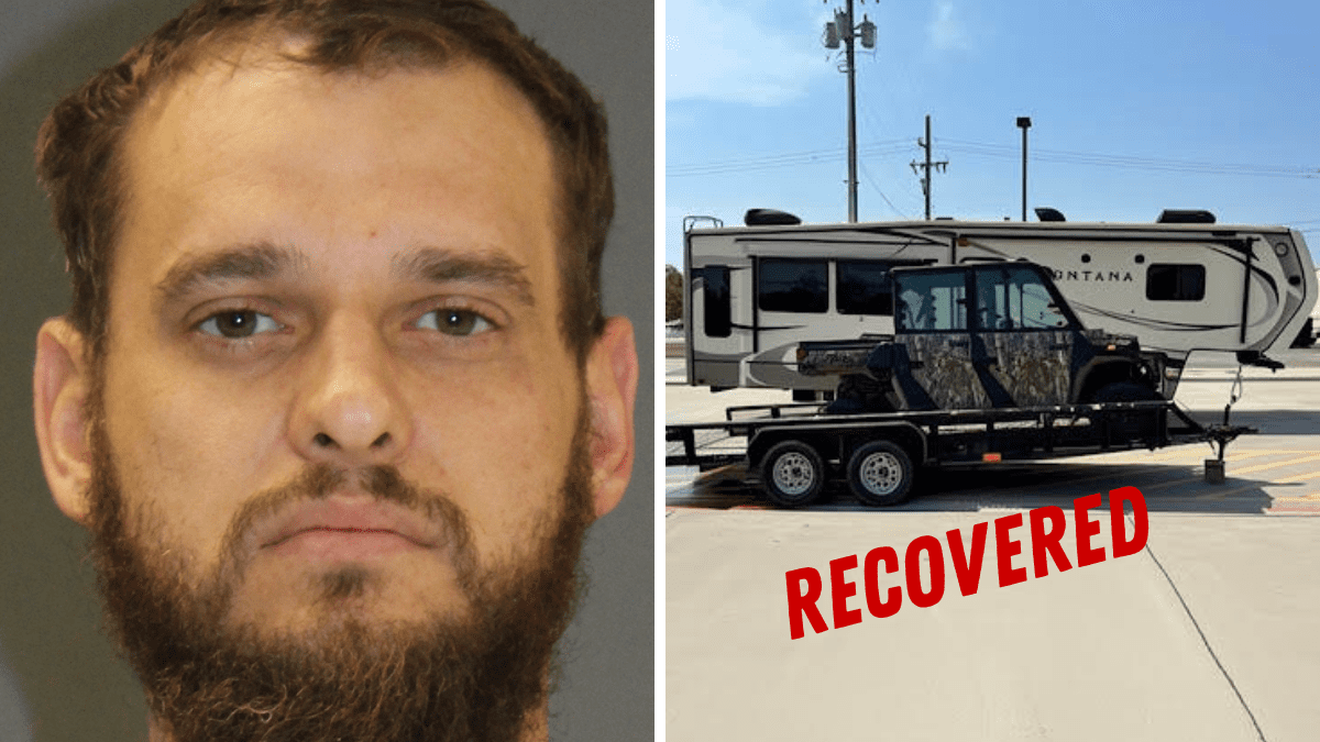 Jake Gunter Stolen Camper Recovered