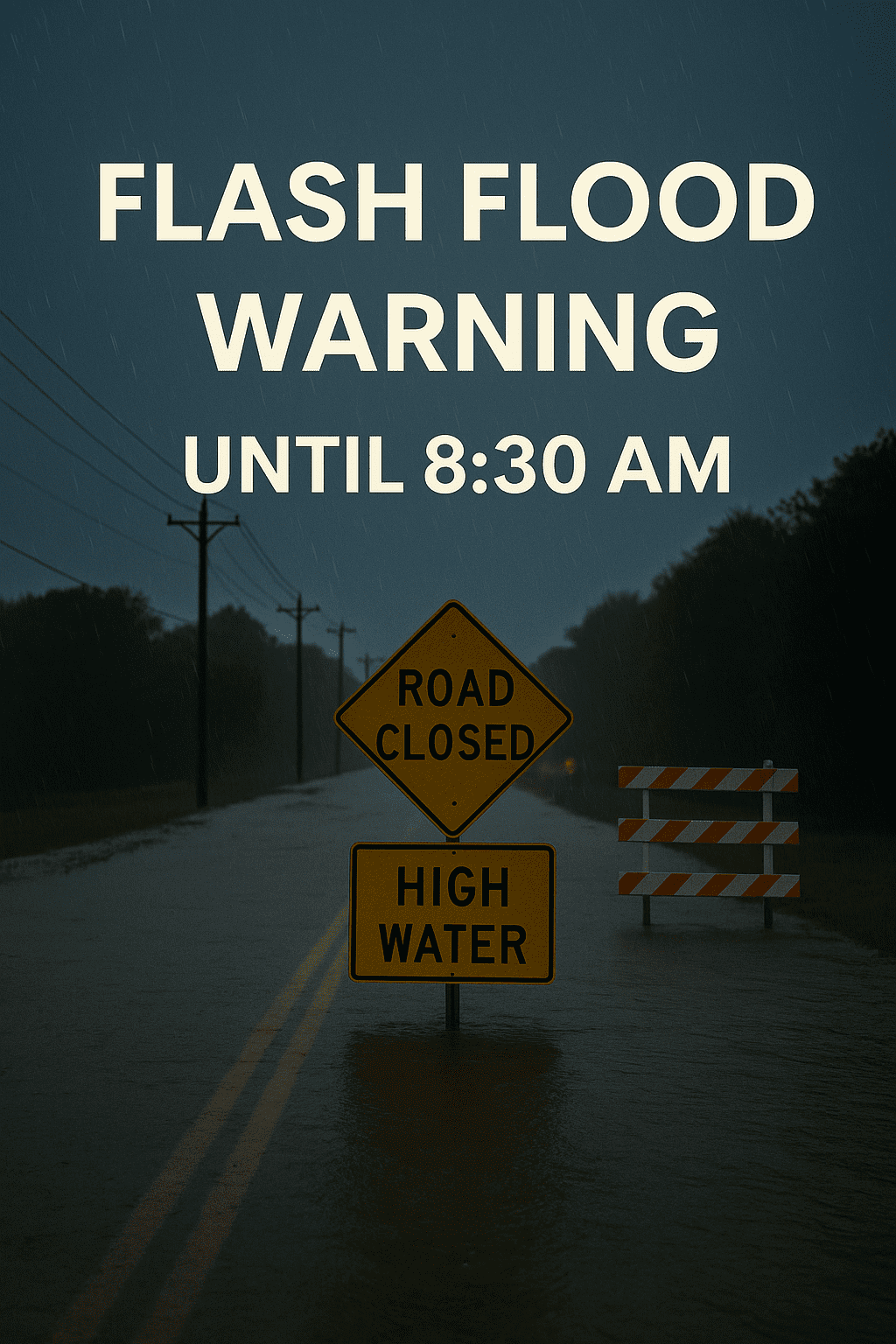 Flash Flood Warning hunt County Texas