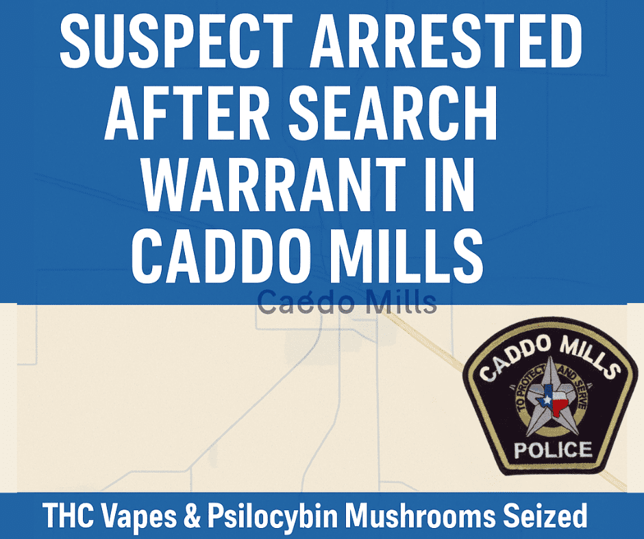 Caddo Mills PD Warrant Arrest